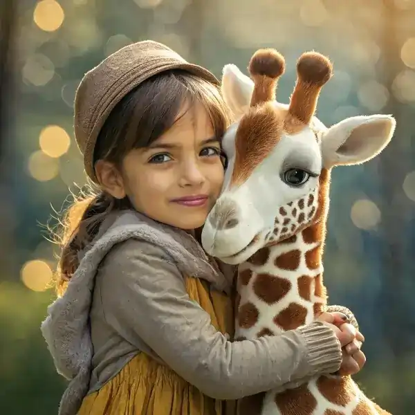 Firefly-Una-bambina-che-abbraccia-affettuosamente-una-giraffa-di-peluche-PICCola-con-entrambe-le-bra (1) Psicologia per l'infanzia e l'adolescenza